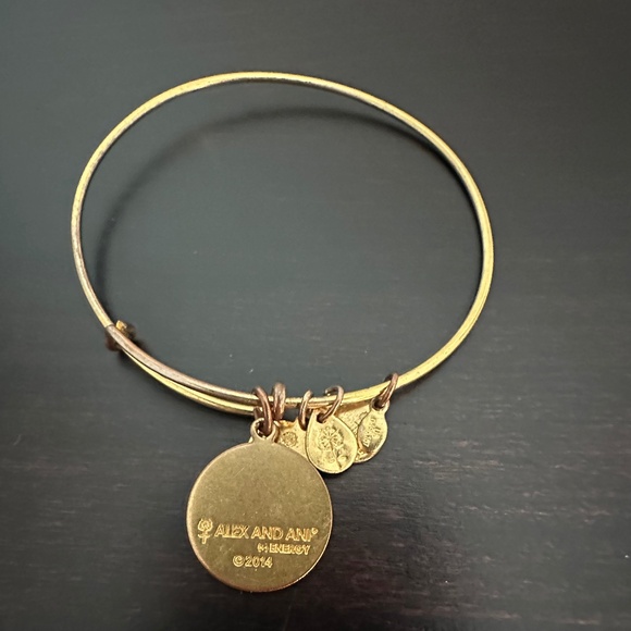 Alex and Ani Energy Lotus, Silver Path of Life, Gold Beaded Bracelet Set - Picture 8 of 9